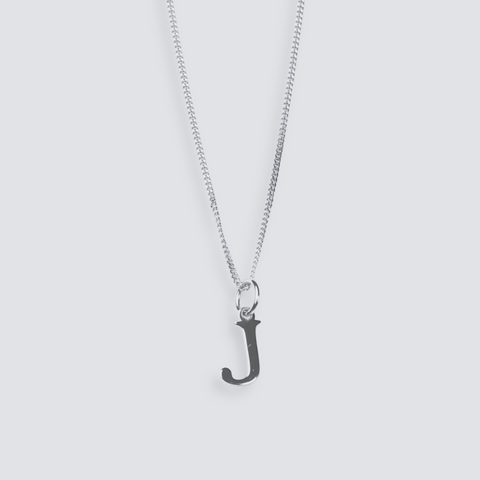 925 SILVER LETTER INITIAL NECKLACE