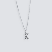 925 SILVER LETTER INITIAL NECKLACE