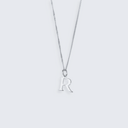 925 SILVER LETTER INITIAL NECKLACE