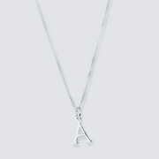 925 SILVER LETTER INITIAL NECKLACE