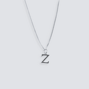 925 SILVER LETTER INITIAL NECKLACE