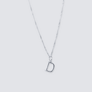 925 SILVER LETTER INITIAL NECKLACE