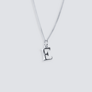 925 SILVER LETTER INITIAL NECKLACE