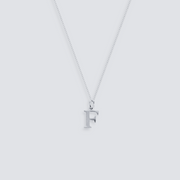 925 SILVER LETTER INITIAL NECKLACE