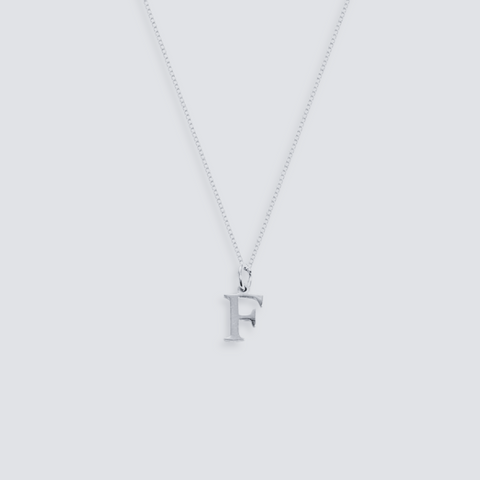 925 SILVER LETTER INITIAL NECKLACE