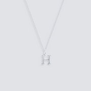 925 SILVER LETTER INITIAL NECKLACE