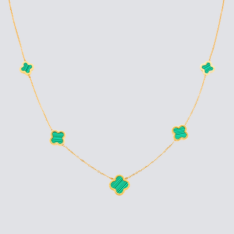 CLOVER NECKLACE | EMERALD